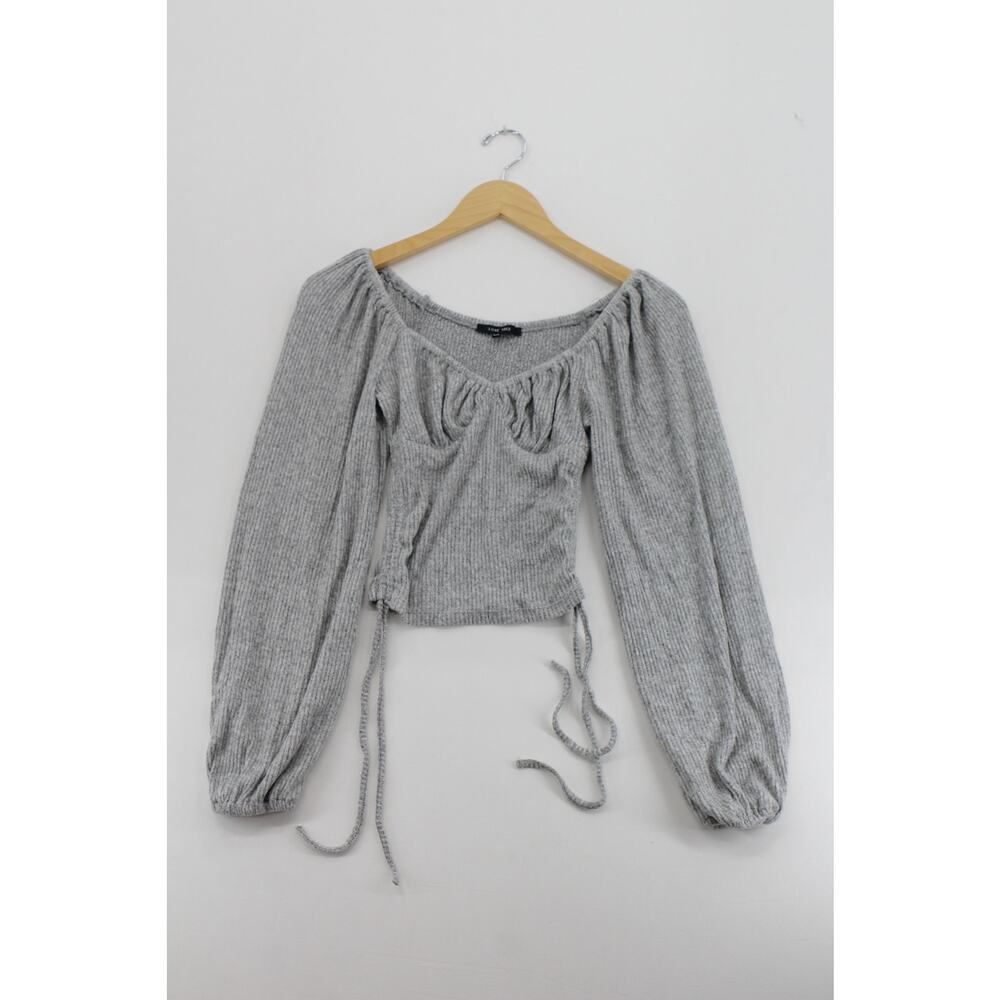 Love Tree cropped puff sleeve sweater womens small angelcore‎ coquette romantic